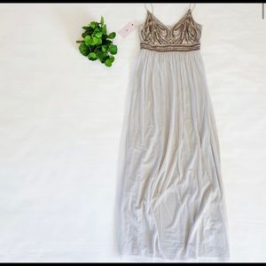Anthropologie | BHLDN Vilette Dress Fog Bridesmaid